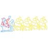 vidaXL D&eacute;coration de No&euml;l 1224 LED Multicolore 69 x 79 cm PVC