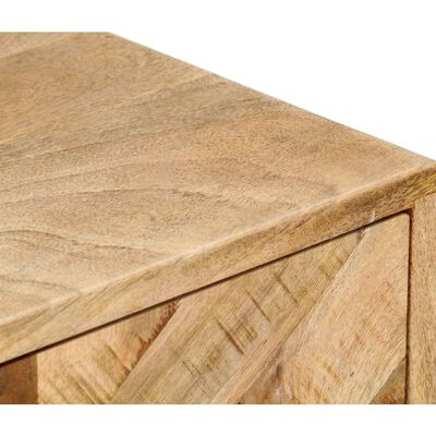 vidaXL Table de chevet 40x30x50 cm Bois de manguier massif