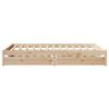 vidaXL Cadre de lit sans matelas 135x190 cm bois de pin massif