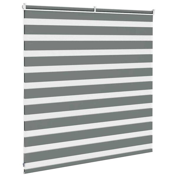 vidaXL Store z&egrave;bre gris fonc&eacute; largeur du tissu 145,9 cm polyester