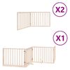 vidaXL Barri&egrave;re pour chien porte pliable 8 panneaux bois de peuplier