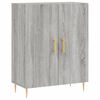 vidaXL Buffet sonoma gris 69,5x34x90 cm bois d'ing&eacute;nierie