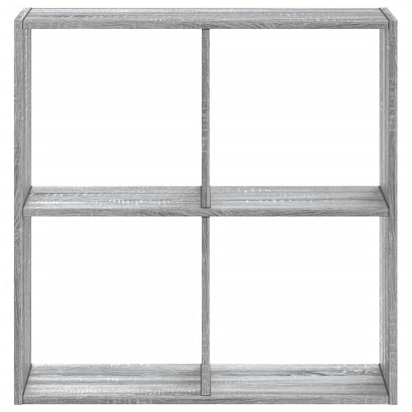 vidaXL Biblioth&egrave;que sonoma gris 68,5x32x68,5 cm bois d'ing&eacute;nierie