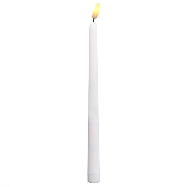 vidaXL Bougies &eacute;lectriques sans flamme &agrave; LED blanc chaud 6 pcs