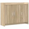 vidaXL Buffet Ch&ecirc;ne Sonoma 98,5 x 33 x 80 cm Bois d'ing&eacute;nierie