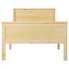 vidaXL Cadre de lit avec 2 tiroirs Bois de pin massif 100x200 cm