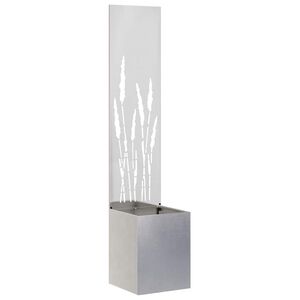 vidaXL &Eacute;cran de confidentialit&eacute; de jardin Argent 32 x 32 x 150 cm
