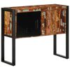 vidaXL Armoire console multicolore 90x35x75cm bois massif r&eacute;cup&eacute;ration