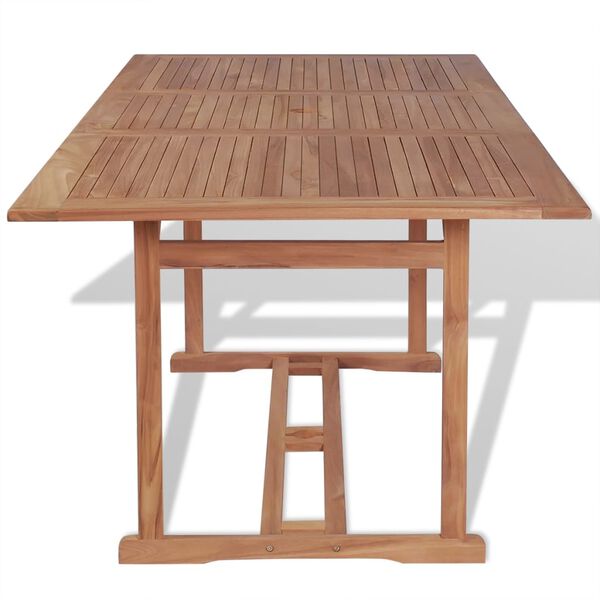 vidaXL Ensemble à manger d'extérieur 7 pcs Bois de teck solide