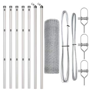 vidaXL Cl&ocirc;ture en fil soud&eacute; pour sol 10 x 0,5 m (L x H)