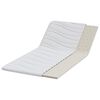 vidaXL Surmatelas Blanc 90 x 200 cm Tissu en Tricot
