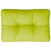 vidaXL Coussin de palette vert vif 60x40x12 cm tissu