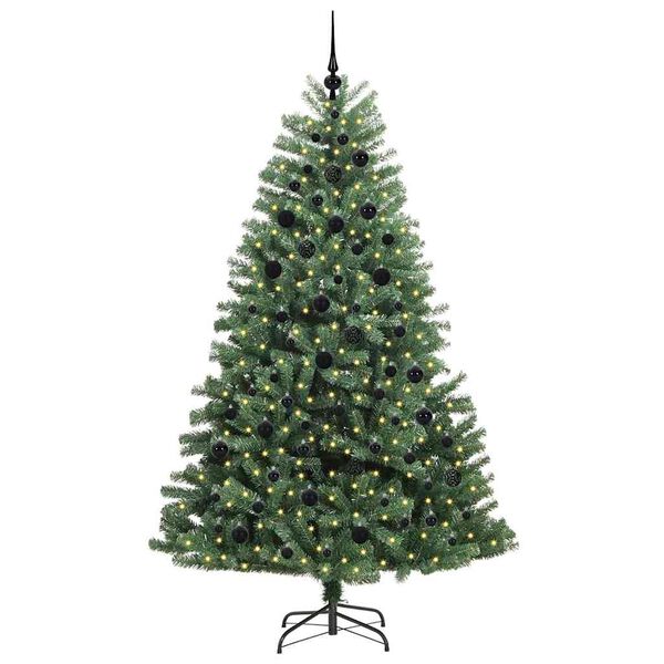 vidaXL Sapin de No&euml;l Artificiel &agrave; Branches Articul&eacute;es Vert 210 cm