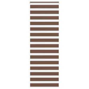 vidaXL Store z&egrave;bre marron 85x230 cm largeur du tissu 80,9 cm polyester