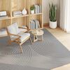vidaXL Tapis de surface Carr&eacute; Gris 120 x 120 cm