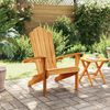 vidaXL Chaise de jardin Adirondack 77x78x95 cm bois de teck solide