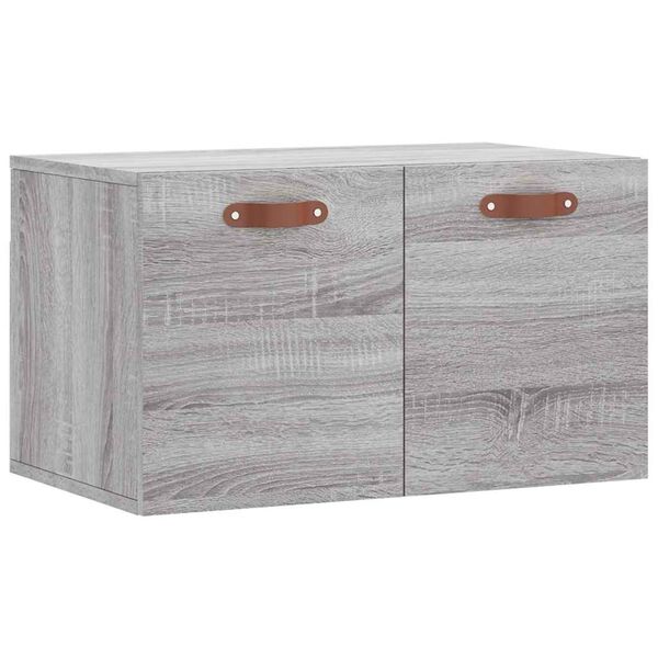 vidaXL Armoire murale Sonoma gris 60x36,5x35 cm Bois d'ing&eacute;nierie