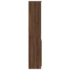 vidaXL Buffet haut ch&ecirc;ne marron 50x35x180 cm bois d'ing&eacute;nierie