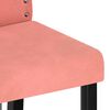 vidaXL Chaises &agrave; manger lot de 2 rose velours