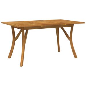 vidaXL Table de jardin 150x90x75 cm Bois d'acacia solide