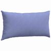 vidaXL Coussins de canapé 2 pcs Bleu 80 x 40 cm tissu