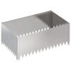 vidaXL Bordure de Pelouse 100 x 60 x 35 cm Acier Argent&eacute;