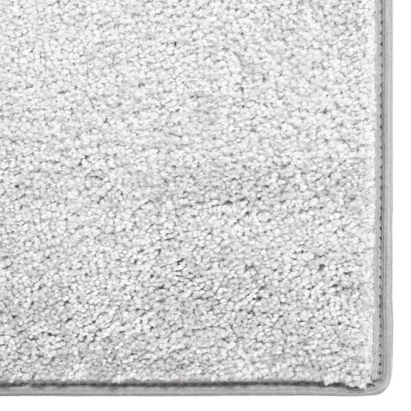 vidaXL Tapis &agrave; poils souples antid&eacute;rapant 67x180 cm Gris clair