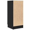 vidaXL Buffet 2 pcs Ch&ecirc;ne noir 30 x 30 x 70 cm Bois d'ing&eacute;nierie