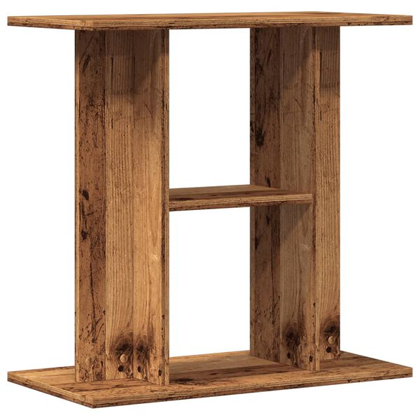 vidaXL Support d'aquarium en bois ancien 60 x 30 x 60 cm Bois d'ingénierie