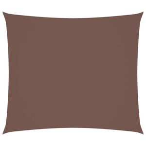 vidaXL Voile de parasol tissu oxford rectangulaire 2x2,5 m marron