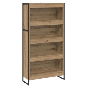 vidaXL Biblioth&egrave;que 80 x 30 x 155 cm Bois d'ing&eacute;nierie Ch&ecirc;ne artisan