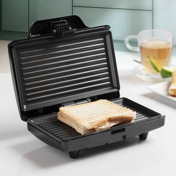 Bestron Appareil &agrave; croque-monsieur AMG750Z 750 W Noir