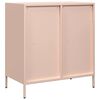 vidaXL Buffet rose 68x39x73,5 cm acier lamin&eacute; &agrave; froid