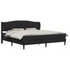 vidaXL Cadre de lit avec t&ecirc;te de lit Noir 180 x 200 cm Simili cuir