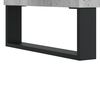 vidaXL Meuble TV gris béton 104x35x50 cm bois d'ingénierie