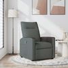vidaXL Fauteuil inclinable en tissu gris fonc&eacute;