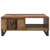 vidaXL Table basse Bois Ancien 90 x 60 x 35 cm Bois d'ing&eacute;nierie