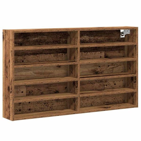 vidaXL Vitrine Bois ancien 100 x 15 x 58 cm Bois d'ing&eacute;nierie