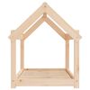 vidaXL Lit pour chien 81x60x70 cm Bois de pin solide