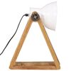 vidaXL Lampe de bureau 25 W blanc 30x17x40 cm E27