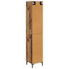 vidaXL Haut Armoire Bois Ancien 69,5 x 34 x 180 cm Bois d'ing&eacute;nierie