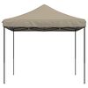 vidaXL Tente de r&eacute;ception pliable escamotable taupe 292x292x315 cm