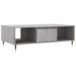 vidaXL Table basse sonoma gris 104x60x35 cm bois d'ing&eacute;nierie