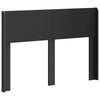 vidaXL T&ecirc;te de lit Noir PB