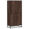 vidaXL Buffet haut chêne marron 68x35x139 cm bois d'ingénierie