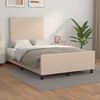 vidaXL Cadre de lit sans matelas cappuccino 120x200 cm similicuir