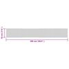 vidaXL Tapis rectangulaire gris 70x500 cm bambou