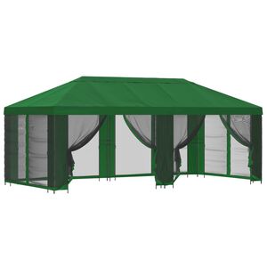 vidaXL Abri de jardin avec parois 6 x 3 m Vert Polyester et Acier