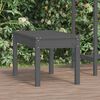 vidaXL Banc de jardin gris 80x44x45 cm bois massif de pin