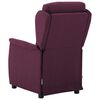 vidaXL Fauteuil &eacute;lectrique de massage Violet Tissu